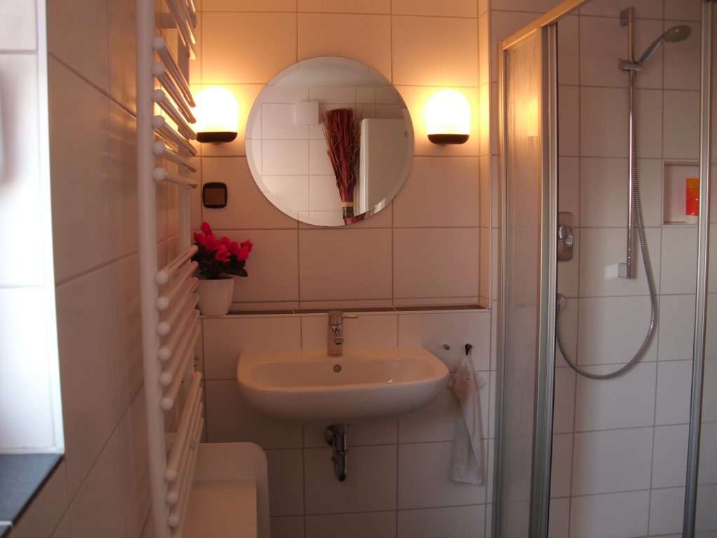 Badezimmer mit Dusche